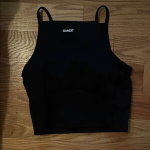 Women's Black Crop Top